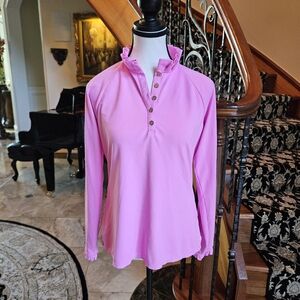 Lilly Pulitzer 🌴Luxletic Pink Top Sz M